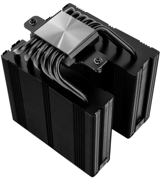 Устройство охлаждения (кулер) Thermalright Royal Knight 120 Soc-AM5/AM4/1200/1700/1851 черный 4-pin 28.4dB Al+Cu Ret (RK120-BL)