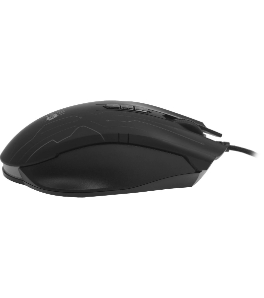 Мышь проводная A4Tech Bloody Q82 черный, 3200 dpi, USB, кнопки - 8