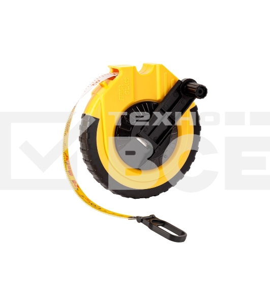 Мерная лента Deli DL9820ZY 20м x 14.5мм Ударопрочный корпус. Основной класс точности. Метрическое полотно из стекловолокна и ПВХ.
