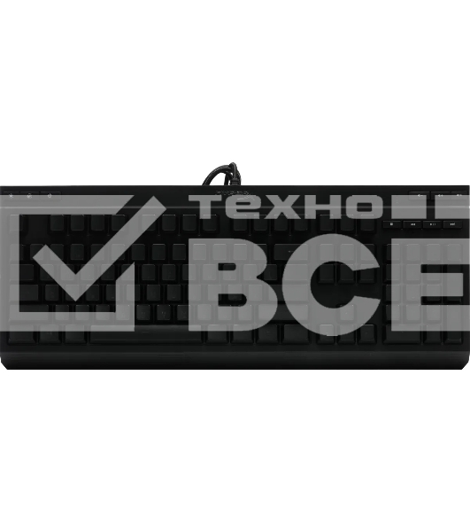 Клавиатура HyperX Alloy Core RGB черный USB Multimedia for gamer LED (4P4F5AA#ABA)