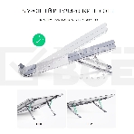 Алюминиевая раздвижная подставка для ноутбука Ugreen LP451-40289 Silver (40289), фото5