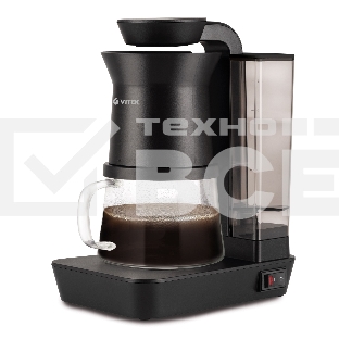 Кофеварка капельная Vitek Metropolis VT-8381 MC черный, исп. кофе - молотый, 0.54 л, 680 Вт.