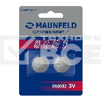 Батарейки Maunfeld Lithium CR2032 MBCR2032-BL2, блистер 2 шт., 3 В, фото 1