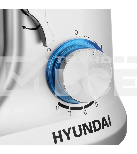 Миксер планетарный Hyundai HYM-S6551 1300Вт серебристый