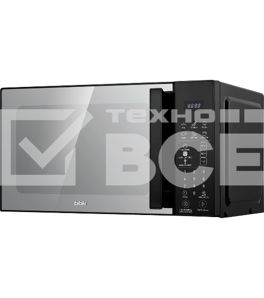 Микроволновая печь BBK 20MWS-806S/B черный, 20 л, 800 Вт, переключатели - сенсор