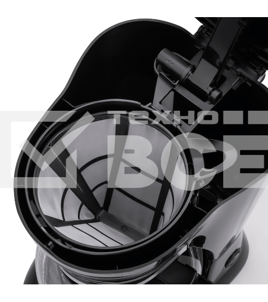 Кофеварка капельная Maunfeld MF-732BK чёрный, исп. кофе - молотый, 1,5 л, 1000 Вт