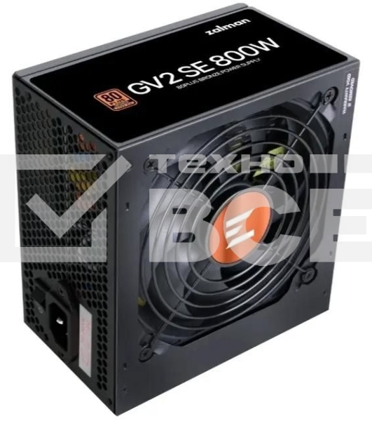 Блок питания Zalman ZM800-GV2SE, 800W, 120мм, черный