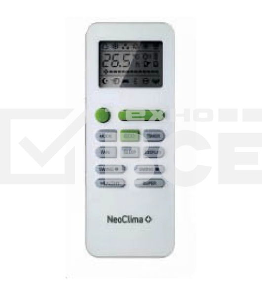 Кондиционер сплит-система настенного типа Neoclima Pro-Health NS/NU-HAP09T32 9000 BTU, 25 м², 27/38 дБ, охлаждение, обогрев, осушение, белый