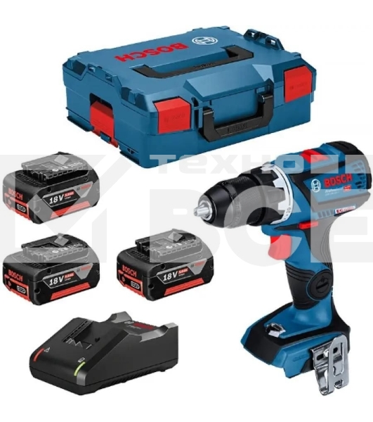 Дрель-шуруповерт Bosch GSR 18V-60C аккум. патрон:быстрозажимной (кейс в комплекте) (0615990L8E)