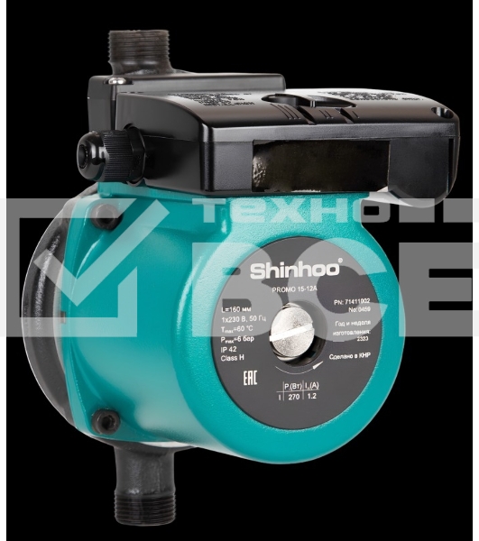 Насос циркуляционный Shinhoo PROMO 15-12A