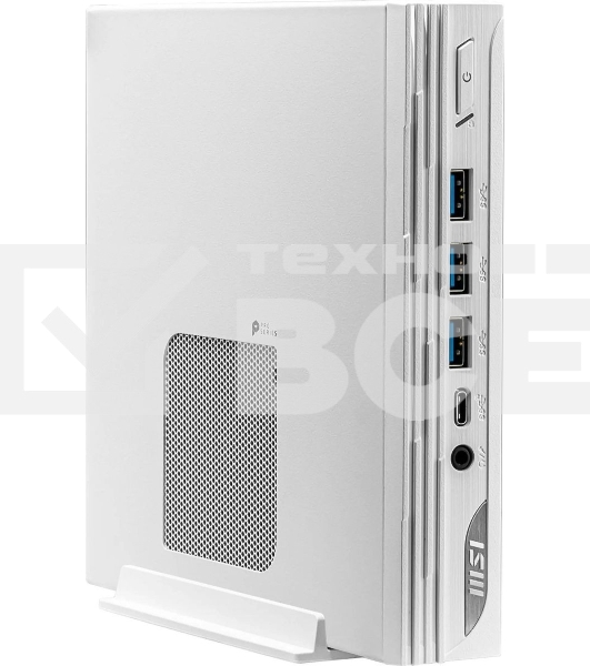 Мини ПК MSI Pro DP10 13M-251RU i5 1340P (1.9) 16Gb SSD 512Gb Iris Xe Win 11Pro 2.5xGbitEth WiFi BT 120W белый (9S6-B0A612-251)