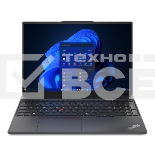 Ноутбук Lenovo ThinkPad E16 Gen 2 черный Intel Core Ultra 7 155H 3800MHz/16