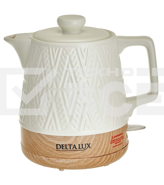 Чайник электрический DELTA LUX DE-1020 белый