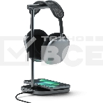 Подставка для наушников 2-в-1 с беспроводным зарядным устройством Satechi 2 in 1 Headphone Stand with Wireless Charger, Серый Космос, фото5
