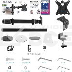 Кронштейн для монитора Kromax CASPER-506 черный 4 шт/уп. 10'-34', max 10 кг, 5 ст св., нак. ±80°, пов. 180°, max VESA 100x100 мм., фото5