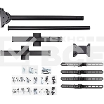 Кронштейн для телевизора Arm Media LCD-1750 черный, 26'-65' макс. 90 кг, потолочный, поворот и наклон, фото9