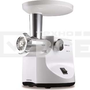 Мясорубка электрическая Kenwood MG450 белый, 1400 Вт, 1.5 кг/мин, реверс, защита от перегрузки, насадки - 5