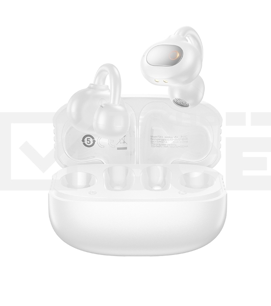 Наушники TWS Borofone FQ14 белый, вкладыши, Bluetooth, до 4 ч