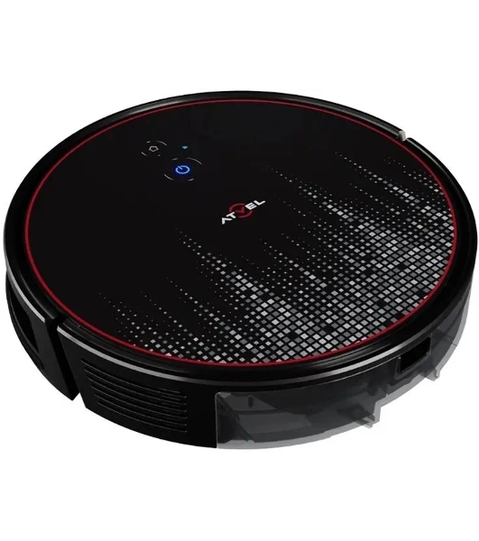Робот-пылесос Atvel R80 Base черный, 80 Вт, 2600 мА*ч Li-Ion, уборка влажная/сухая, пылесборник контейнер 0.34 л