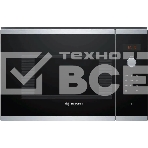Встраиваемая микроволновая печь Bosch BFL523MS0 20л. 800Вт нержавеющая сталь/черный, фото 1
