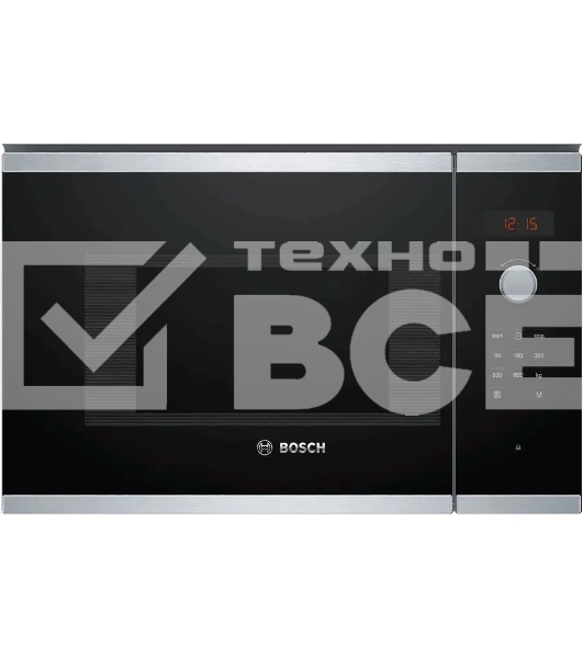 Микроволновая печь Bosch BFL523MS0 20л. 800Вт нержавеющая сталь/черный (встраиваемая)