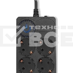 Сетевой фильтр Ippon BK-8-EU-3-16-B 3м (8 розеток) черный (коробка), фото6