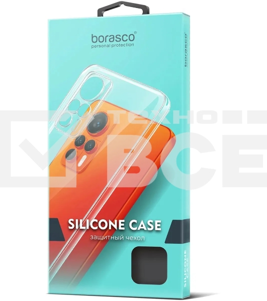 Чехол (клип-кейс) BoraSCO для Samsung Galaxy A25 прозрачный (72886)