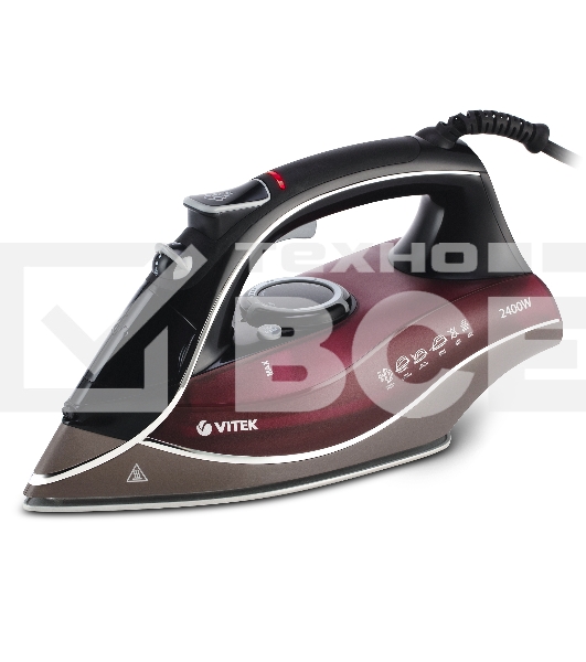 Утюг Vitek VT-1240 BD бордовый