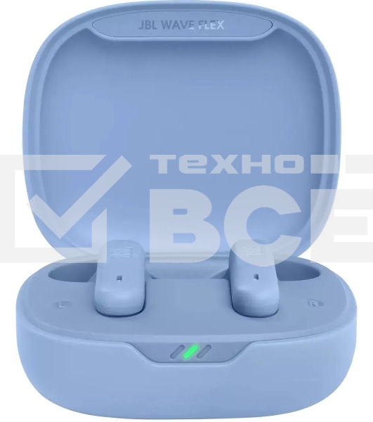 Наушники TWS JBL Wave Flex синий, вкладыши, Bluetooth, до 8 ч