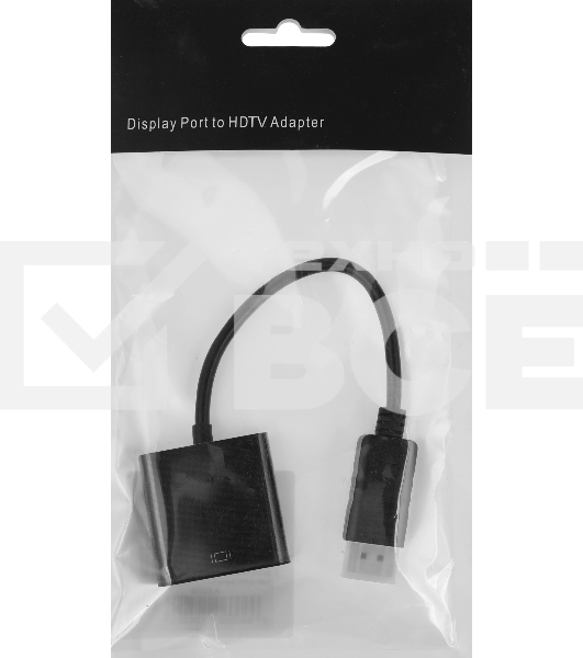 Кабель-переходник аудио-видео Premier H105 DisplayPort (m)/HDMI (f) 0.15м. черный (A3378)