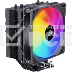 Устройство охлаждения(кулер) Oklick OG-CPC180FRGB-PWM1 RGB Soc-AM5/AM4/1151/1200/2066/2011/1700 черный 4-pin 20dB Al+Cu 180W 820gr Ret, фото 1