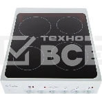 Электрическая плита Лысьва EF4004MK00 белый/черный стеклокерамика (без крышки), фото3