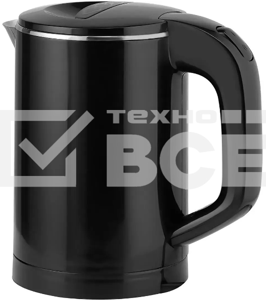 Чайник Centek CT-0006 черный, 1100 Вт, 0.6 л
