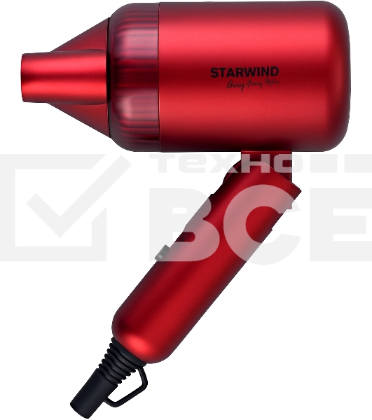 Фен Starwind SHD 6060 1600Вт красный