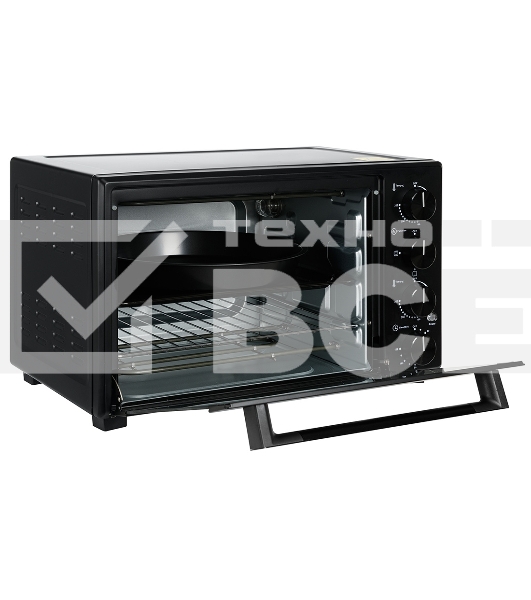 Мини-печь Kraft KFC-MO 381 HBL черный, 38 л, 1600 Вт