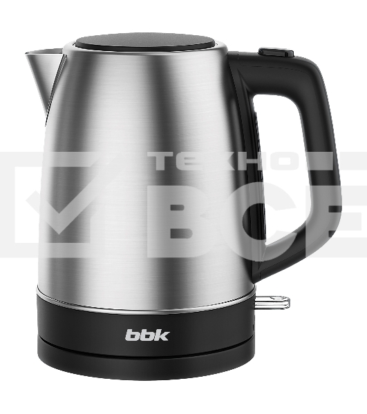 Чайник BBK EK1764S 1.7л 2200Вт черный/нержавеющая сталь