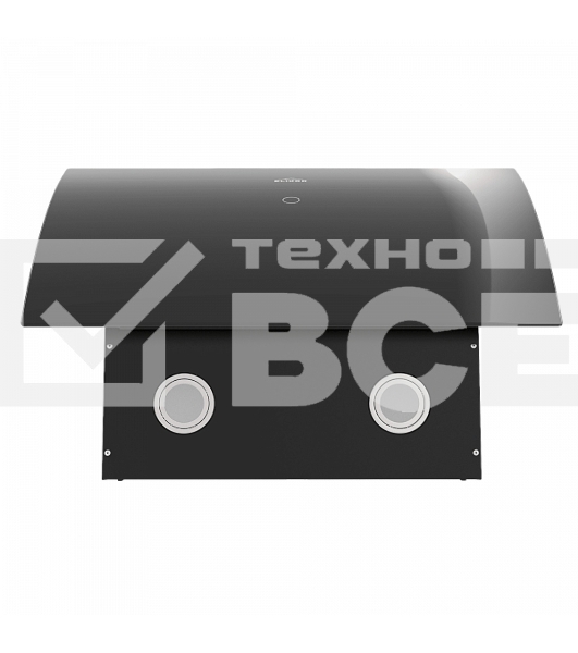 Вытяжка каминная Elikor Wave BK 60 черный, управление сенсорное (1 мотор)