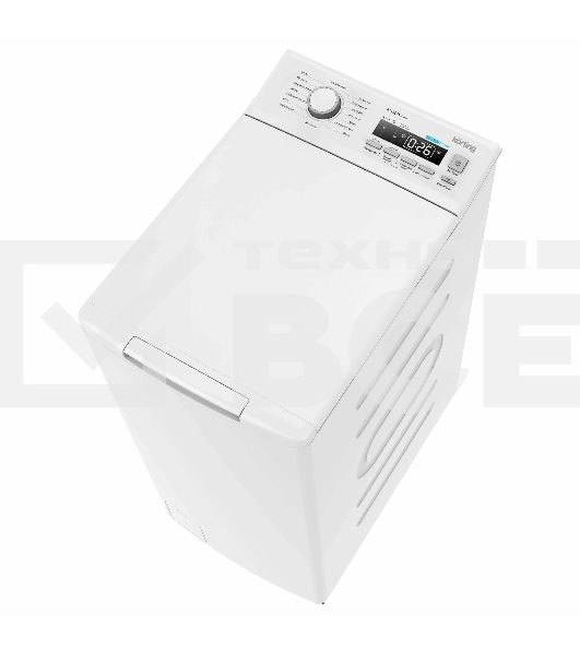 Стиральная машина Korting KWMT 1385 I белый, загрузка  вертикальная 8 кг, 1300 об/мин, класс: A+++