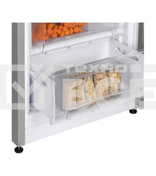 Морозильная камера NordFrost DF 263 SAP серебристый, 150л, 5 ящиков