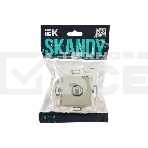 Розетка TV оконечная IEK SKANDY SK-A12B (SK-A10-O-K10) бежевый, фото2