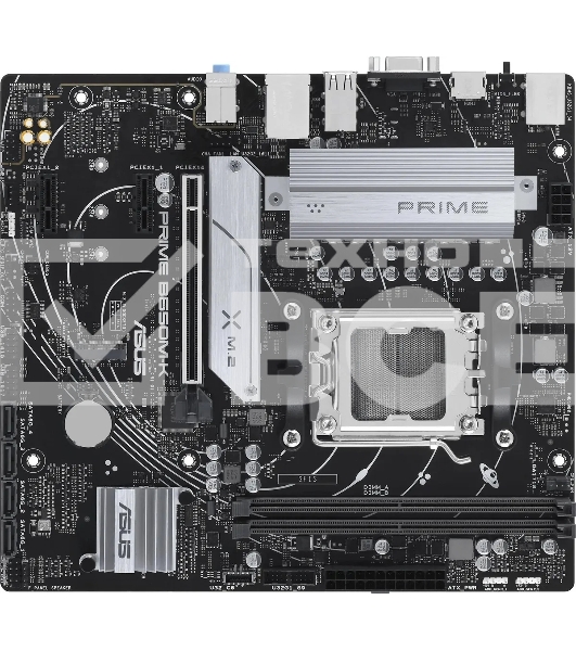 Материнская плата ASUS PRIME B650M-K, Socket AM5, AMD B650, 2xDDR5, 4xSATA, 2xM.2, 1xPCIe 4.0 x16, 2xPCIe 4.0 x1, 1xHDMI, 1xVGA, 1x 2.5Gb LAN, 4xUSB-A 2.0, 2xUSB-A 3.2 Gen 1, 2xUSB-A 3.2 Gen 2, 3x3.5 мм, 7.1, mATX