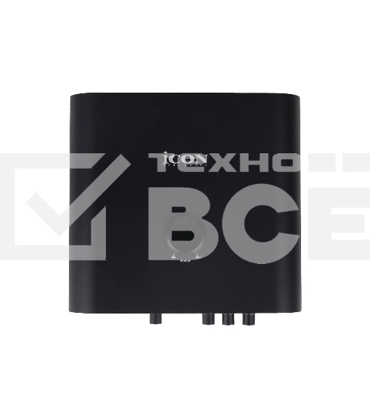 Аудиоинтерфейс USB Icon Duo44 Dyna B/W АЦП/ЦАП: 24 бит/192 кГц, 127 дБ, входы/выходы: 2хCombo XLR/TRS/ 2х1/4