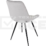 Стул для дома Бюрократ CH-K2_4 комплект 4 шт св. серый Holland 09 металл черный на ножках (CH-K2_1/HL09_4), фото5