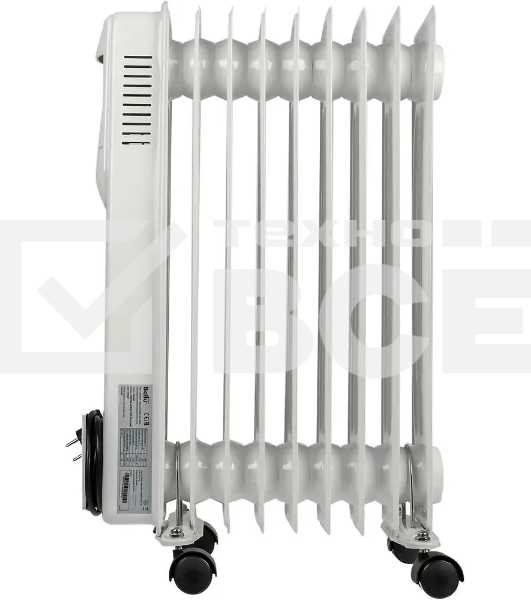 Обогреватель масляный Ballu Comfort BOH/CM-09WDN (9 секций) белый, 2000 Вт, 25 м2, термостат