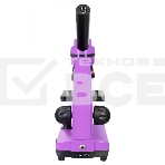 Микроскоп Levenhuk RAINBOW 2L AMETHYST/Аметист Микроскоп с предметным столиком, трехгнездным револьвером, фокусировочным механизмом, двумя источниками света с регулировкой яркости Монокулярная насадка Объективы: 4х, 10х, 40х, Увеличение микроскопа: 64-640, фото9