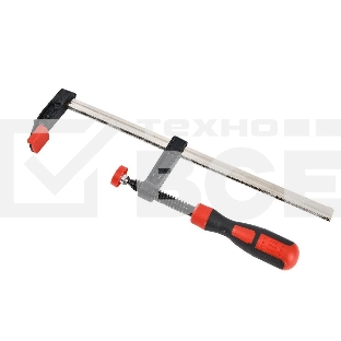 Струбцина F-образная усиленная Deli DL110525Z 250x50 мм, макс. усилие зажима 2000N, резьба 12мм