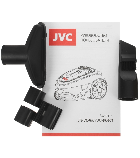 Пылесос JVC JH-VC400 серый, 320/1800 Вт, уборка сухая, пылесборник контейнер, 2.5 л.
