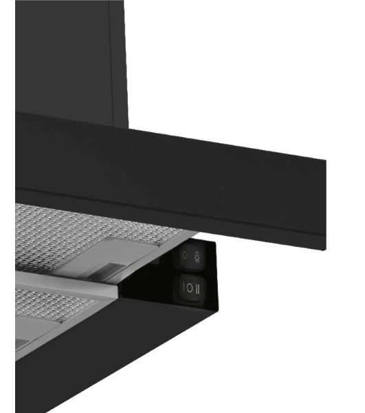 Вытяжка встраиваемая Candy CBT60RBG-07 чёрный, 60 см, 650 м³/ч, 70 дБ