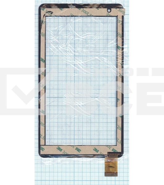 Сенсорное стекло (тачскрин) OLM-070A0933-FPC. черное
