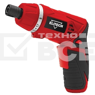 Шуруповерт Elitech ДМ ША 036Л E2201.024.01, Аккумуляторная, 3.6В, Кейс